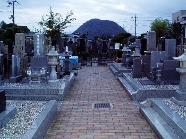 高麗山(コマ山)と富士山の遠景